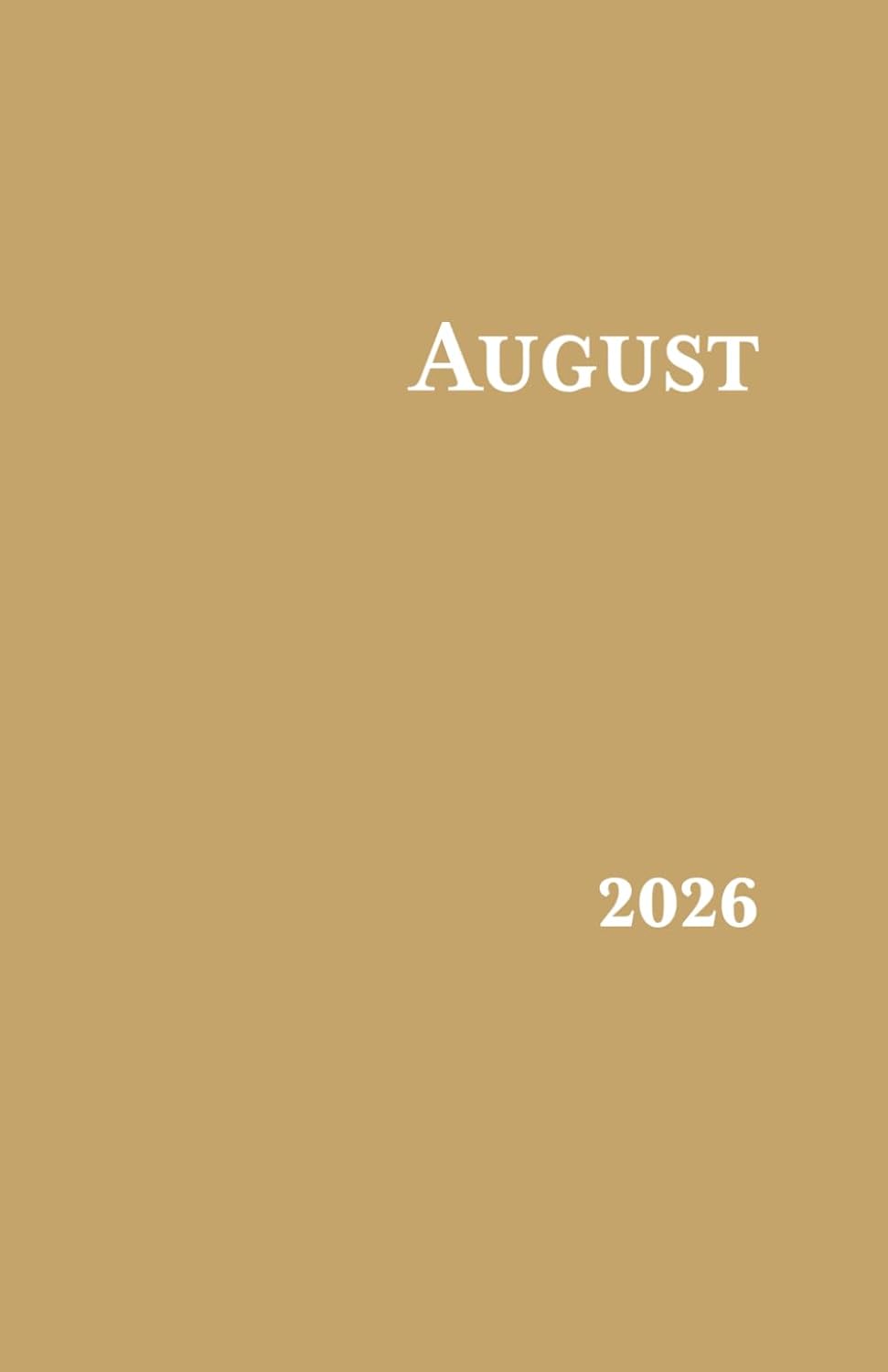 My Day Planned August cover