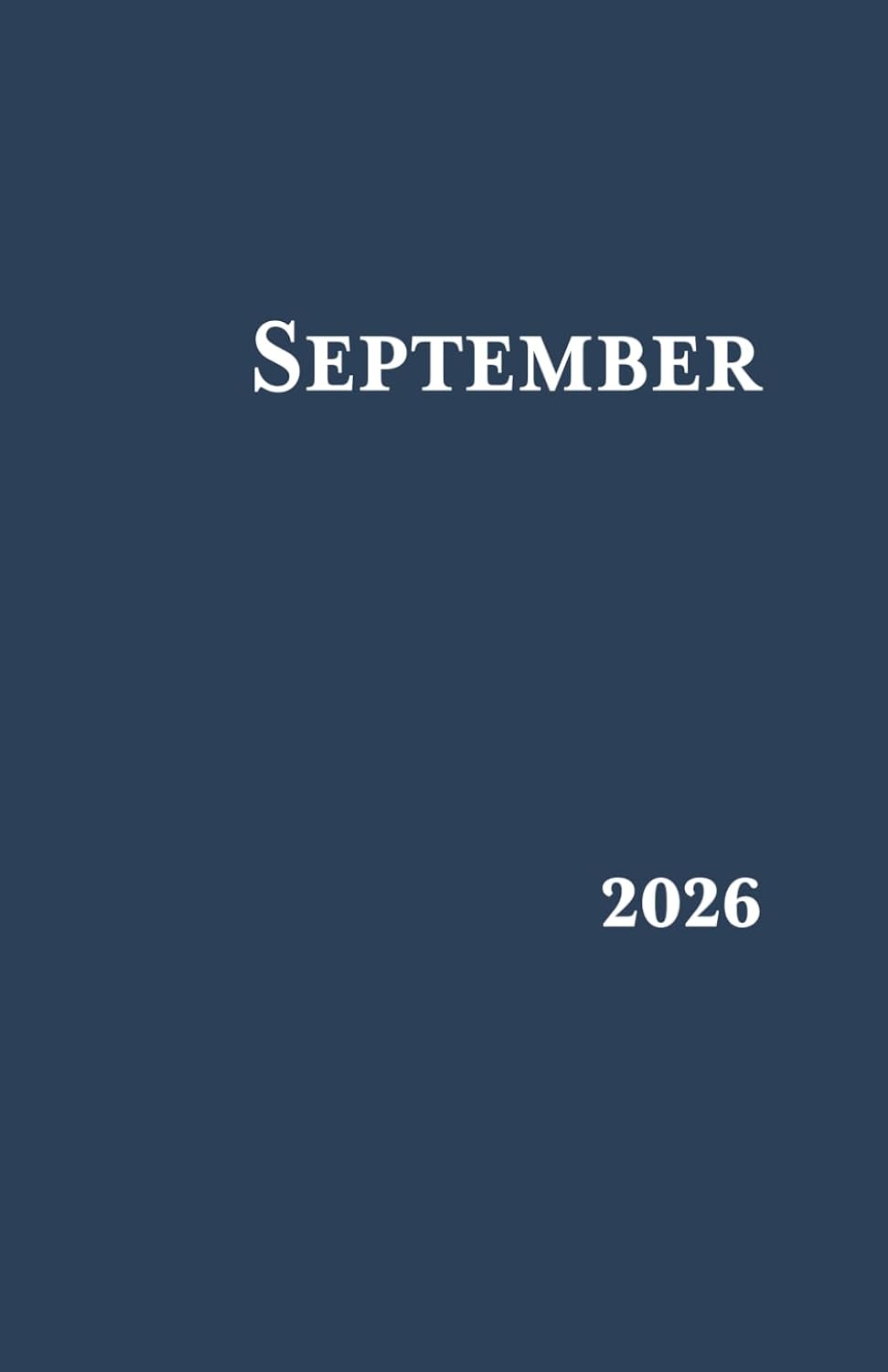 My Day Planned September cover